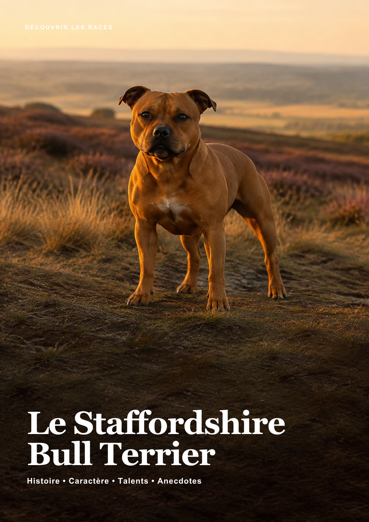 Découvre le Staffordshire Bull Terrier !
